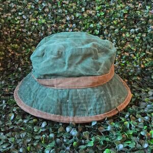 waxed canvas bucket hat